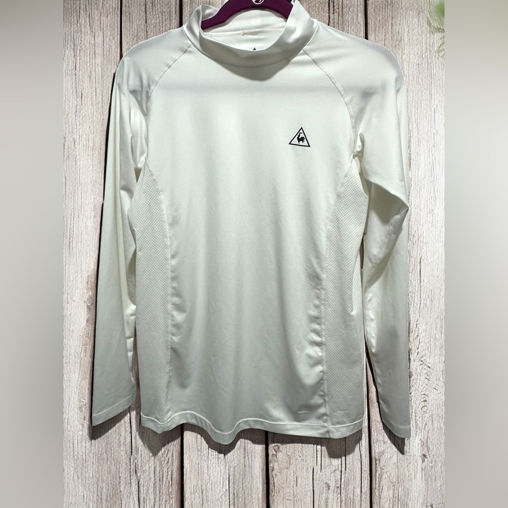 Le Coq Sportif Long Sleeve Shirt Golf Collection Size Large